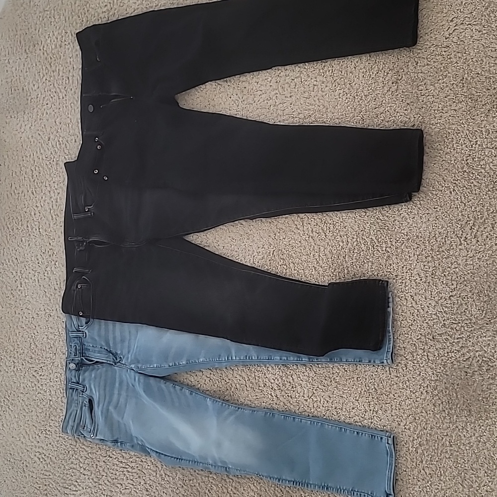 3 american eagle jeans